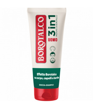 Docciashampoo Uomo 3in1 profumo Borotalco 200 ml