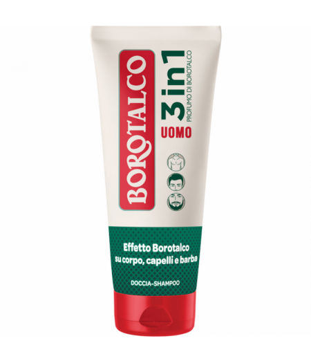 Docciashampoo Uomo 3in1 profumo Borotalco 200 ml