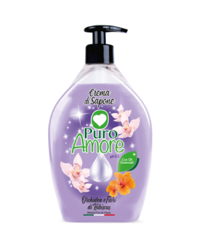 Crema di Sapone Orchidea e Fiori di Hibiscus 750 ml