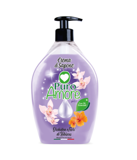 Crema di Sapone Orchidea e Fiori di Hibiscus 750 ml