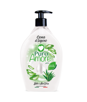 Crema di Sapone Latte e Aloe Vera 750 ml