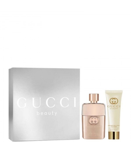 Cofanetto Regalo Gucci Guilty Pour Femme Eau De Toilette 50 Ml Con Body Lotion 50 Ml