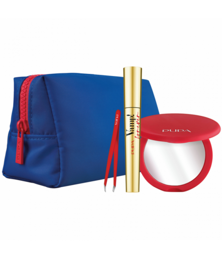 Pochette Kit Vamp! Mascara Forever + Specchietto + Pinzette