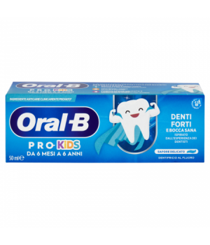 Oral-B Pro-Kids da 6 Mesi a 6 Anni Dentifricio al Fluoro 50 ml