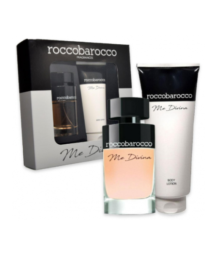 Rocco Barocco Cofanetto Me Divina Eau De Parfum Donna 100Ml + Body Lotion 200Ml