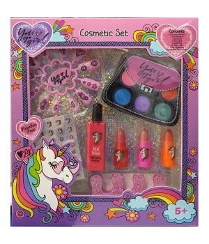 You Go Girl Unicorns Dreams Cosmetic Set Small