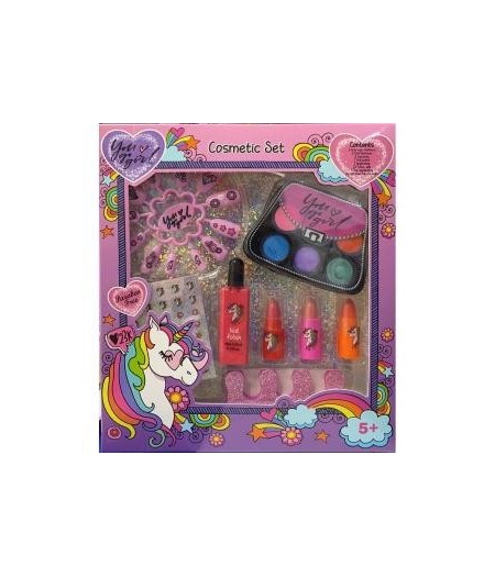 You Go Girl Unicorns Dreams Cosmetic Set Small