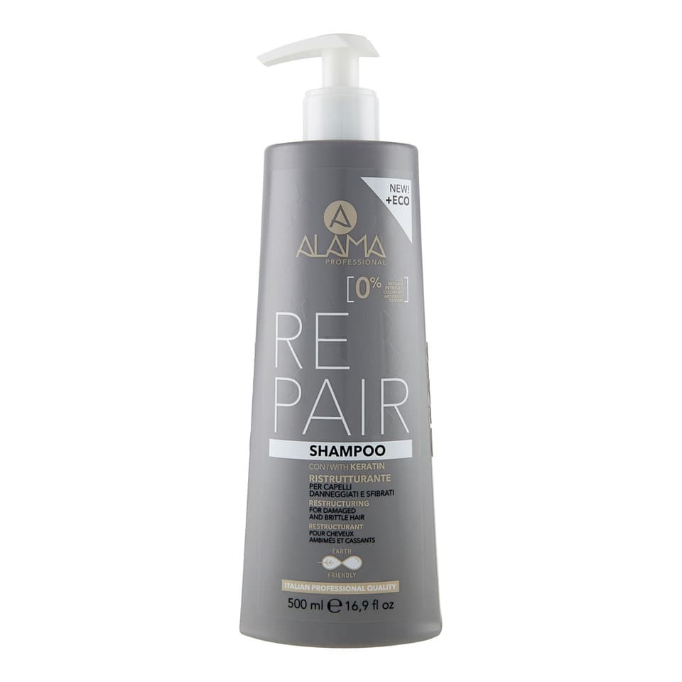 Repair Shampoo Ristrutturante Per Capelli Danneggiati E Sfibrati