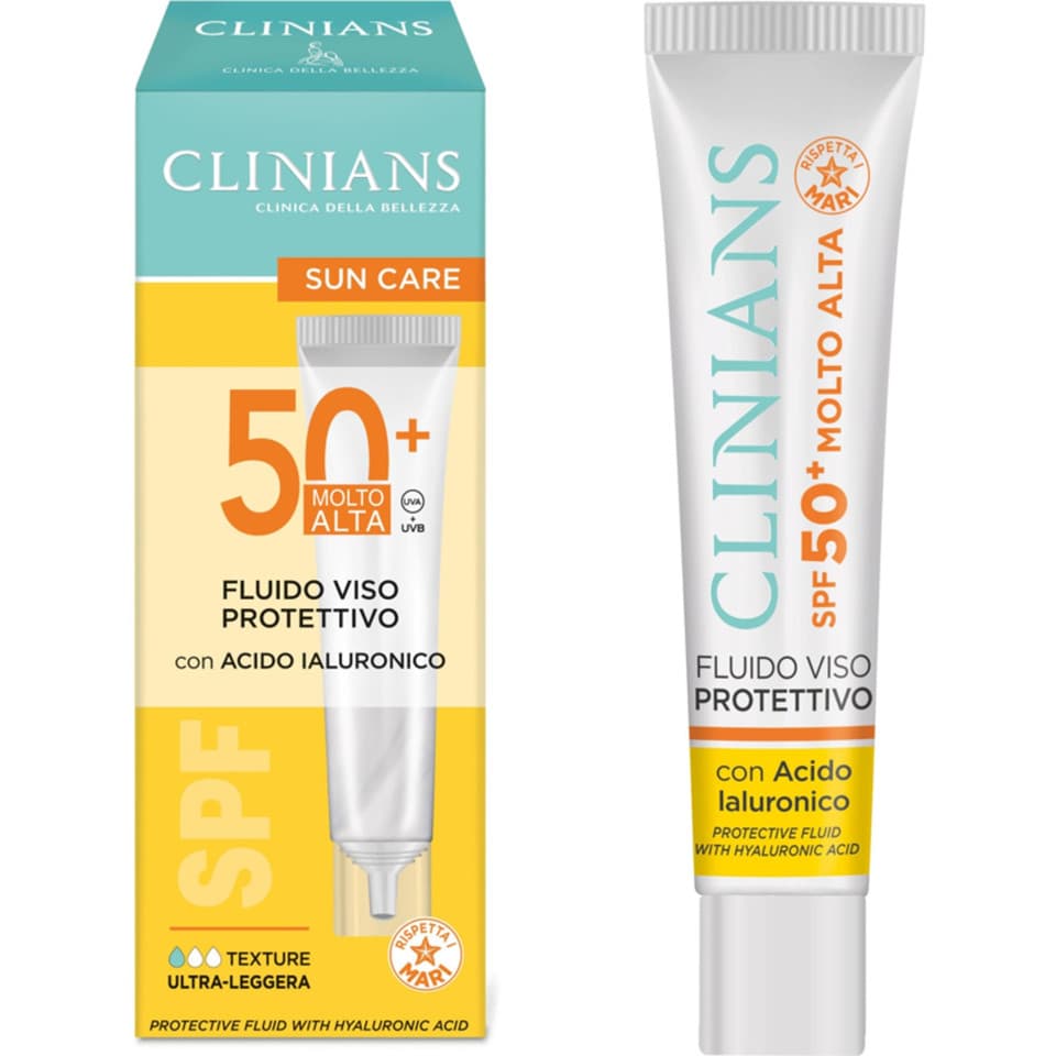 Fluido Protettivo Viso Acido Ialuronico Spf50+